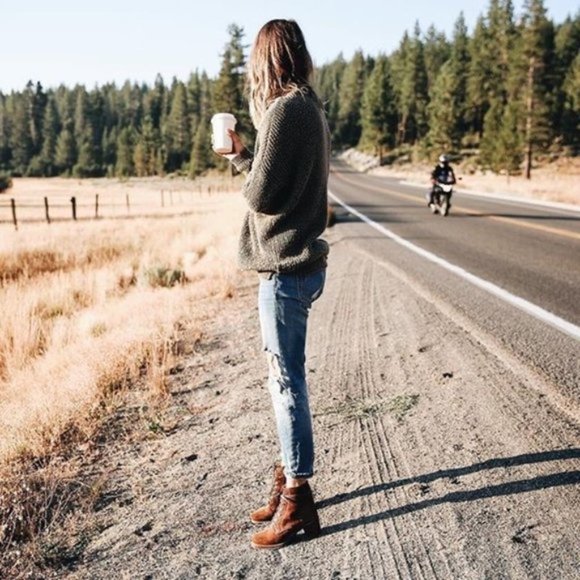 $399 Frye Sabrina 6G Lace Up Tan Leather Lace up Combat Chunky Heel Ankle Bootie - Picture 6 of 15